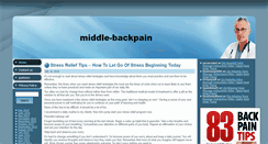 Desktop Screenshot of middle-backpain.com